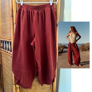 Like New Free People Leo Sweats Bricked Color